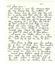 Undated Letter from Chuck to Glennis (Wing Command)