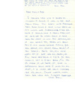 Undated letter from Don Yeager to Glennis and Chuck Yeager (Pneumonia)