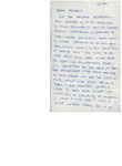 October 12th Letter from Don Yeager to Yeager Family by Don Yeager