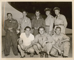 Group Photo of Chuck Yeager and other Air Crew